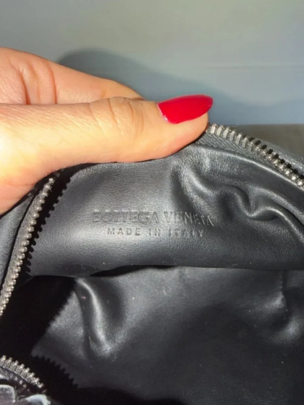 Bottega Veneta Mini Jodie Intrecciato Woven Leather Hobo Bag Black